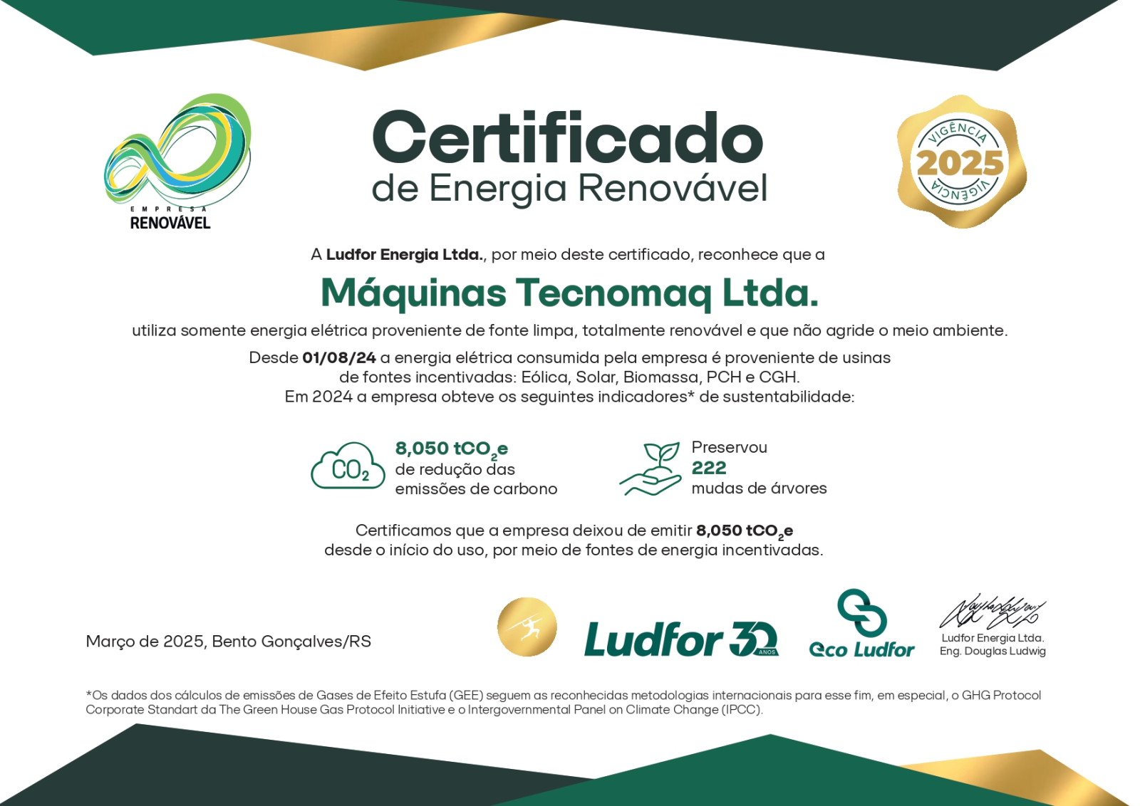 <strong>Certificado </strong>de Energia Renovável